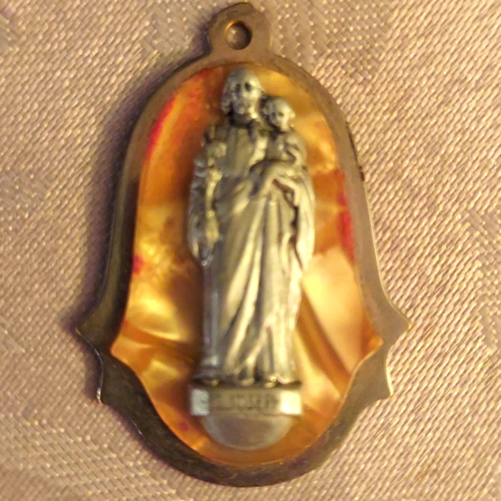 Vintage St. Joseph medallion